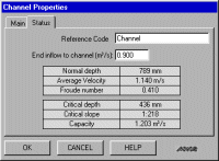 (a) Channel Status Tab